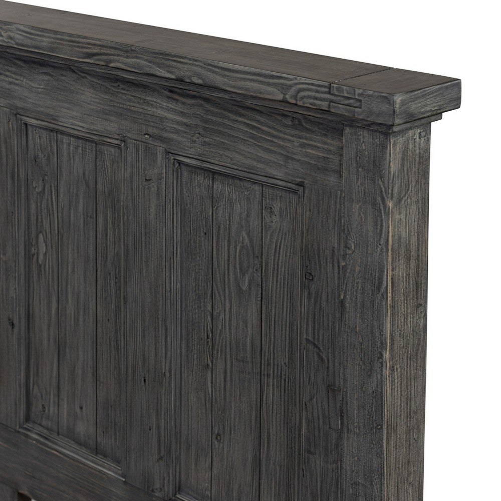 Four Hands - Reclaimed - Irish Coast Box Bed With Low Footboard - Washed Grey - 245238-002_CLOSEOUT view 8