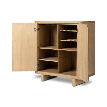 Four Hands - Reneen Bar Cabinet - Blonde Oak - 249463-002 view 9