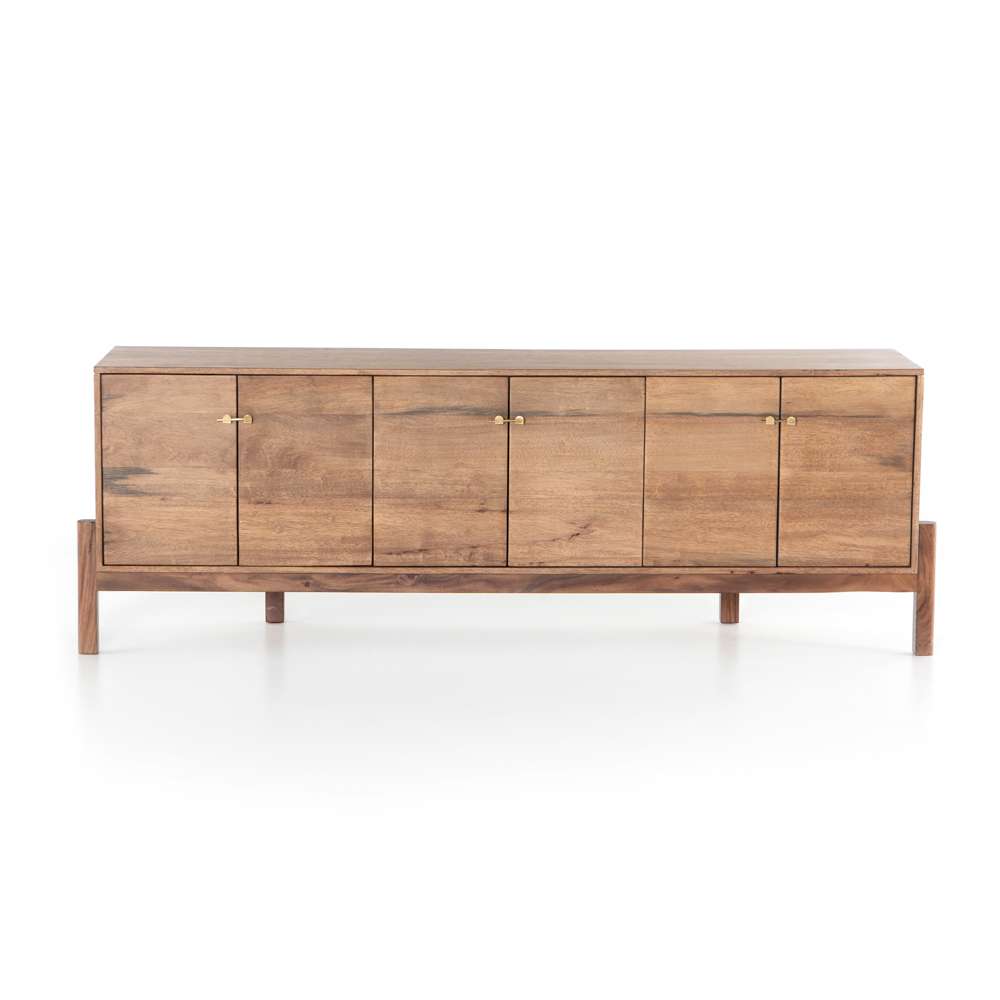 Four Hands - Reza Media Console - Smoked Honey - 108962-001 veiw 2