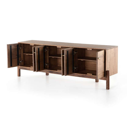 Four Hands - Reza Media Console - Smoked Honey - 108962-001 veiw 9