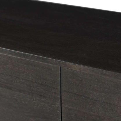 Four Hands - Reza Media Console - Worn Black Parawood - 108962-003 veiw 11