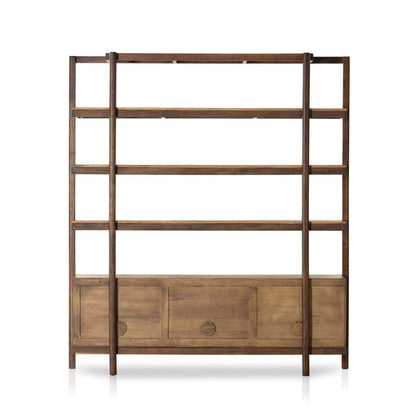 Four Hands - Reza Wide Bookcase - Toasted Acacia - 232355-001 veiw 3