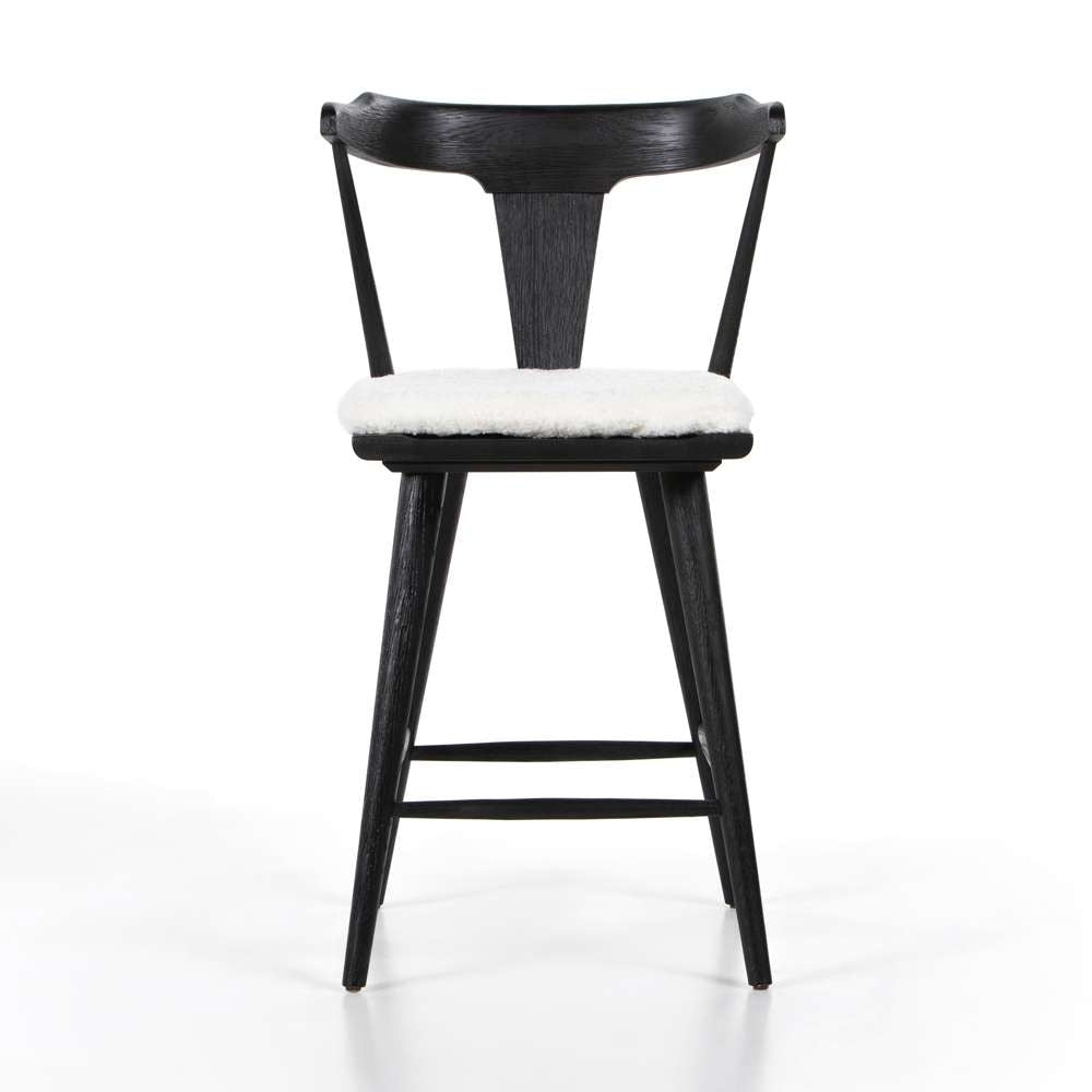 Four Hands - Ripley Counter Stool W Cushion - Black Oak - 228281-016 veiw 3
