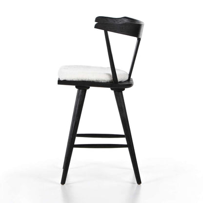 Four Hands - Ripley Counter Stool W Cushion - Black Oak - 228281-016 veiw 4