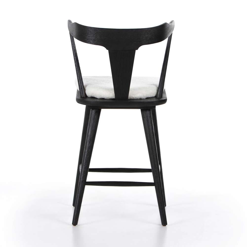 Four Hands - Ripley Counter Stool W Cushion - Black Oak - 228281-016 veiw 6