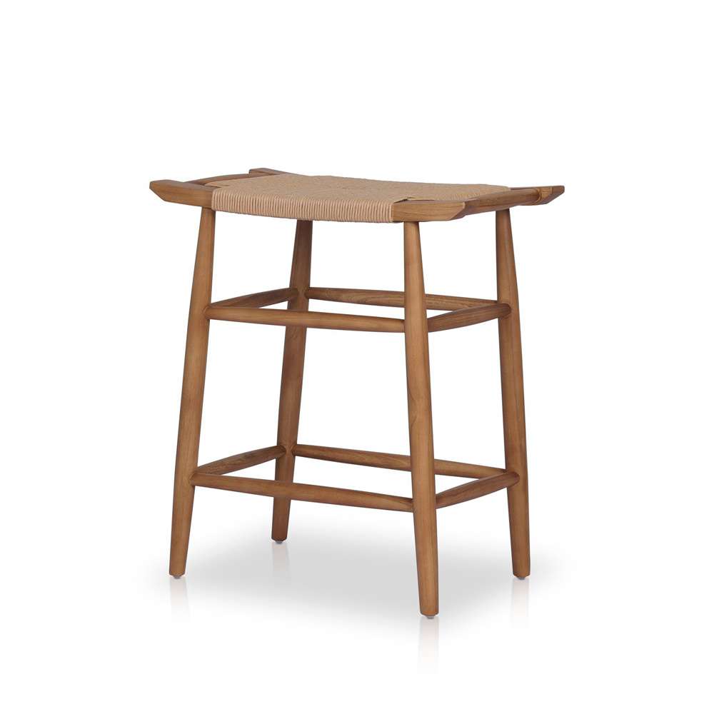 Four Hands - Robles Outdoor Dining Stool - Vintage Natural - 229232-003 veiw 1