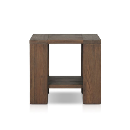 Four Hands - Roca Outdoor End Table - Stained Heritage Brown-FSC - 245172-001 view 6