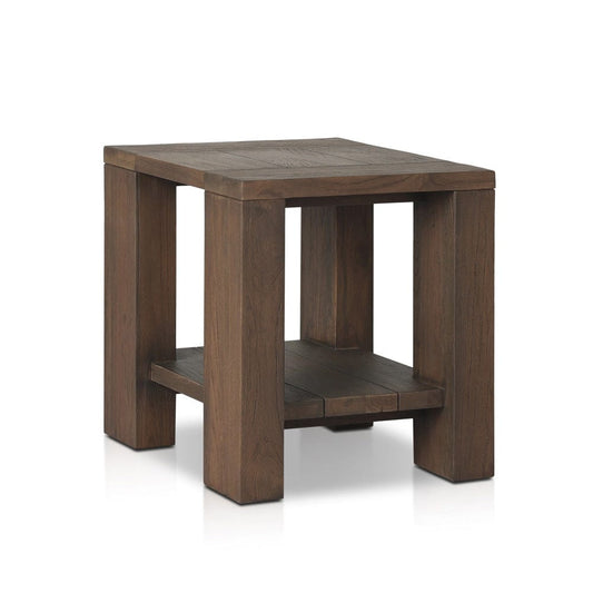 Four Hands - Roca Outdoor End Table - Stained Heritage Brown-FSC - 245172-001 view 8