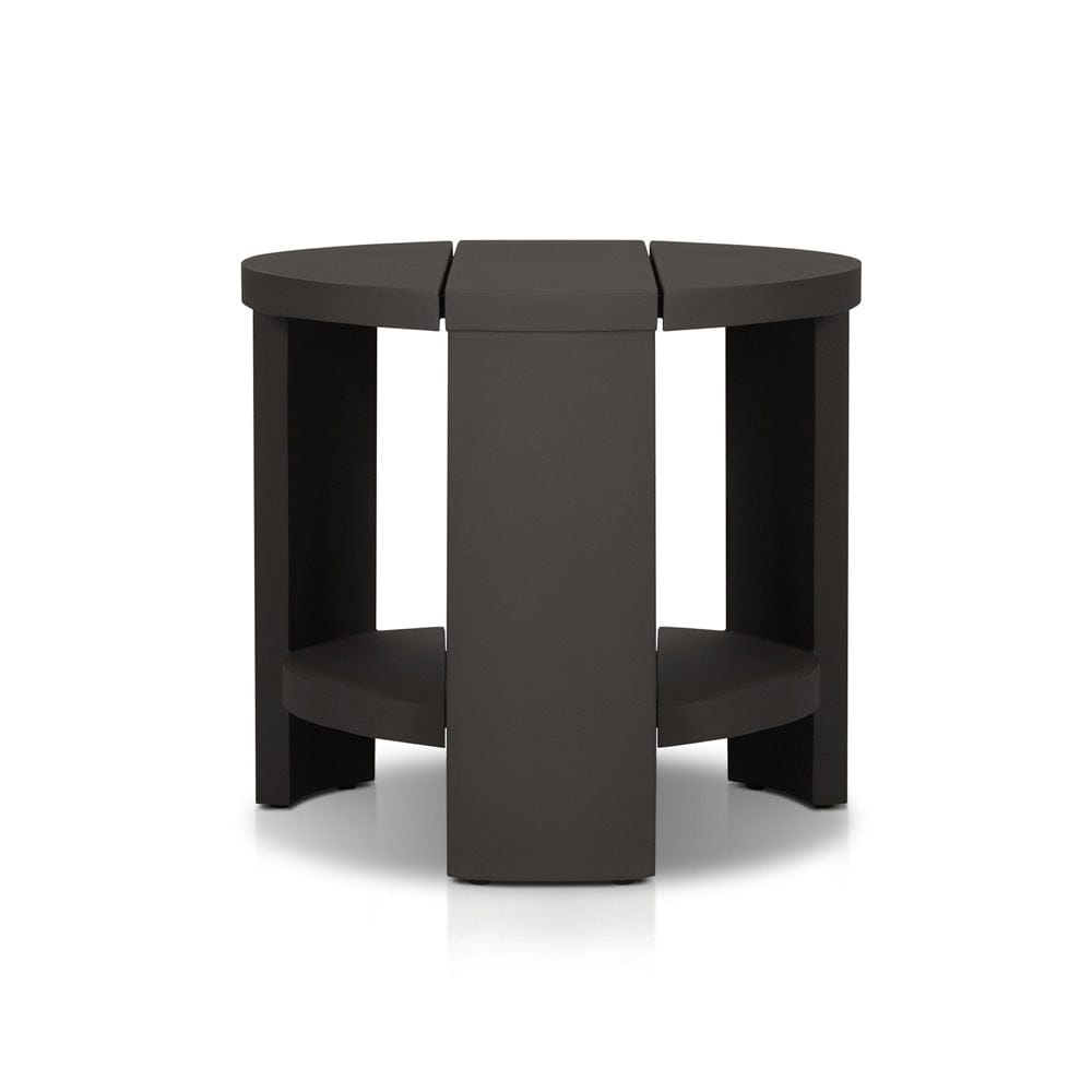 Four Hands - Roca Outdoor Round Metal End Table - Bronze - 247581-001 view 1