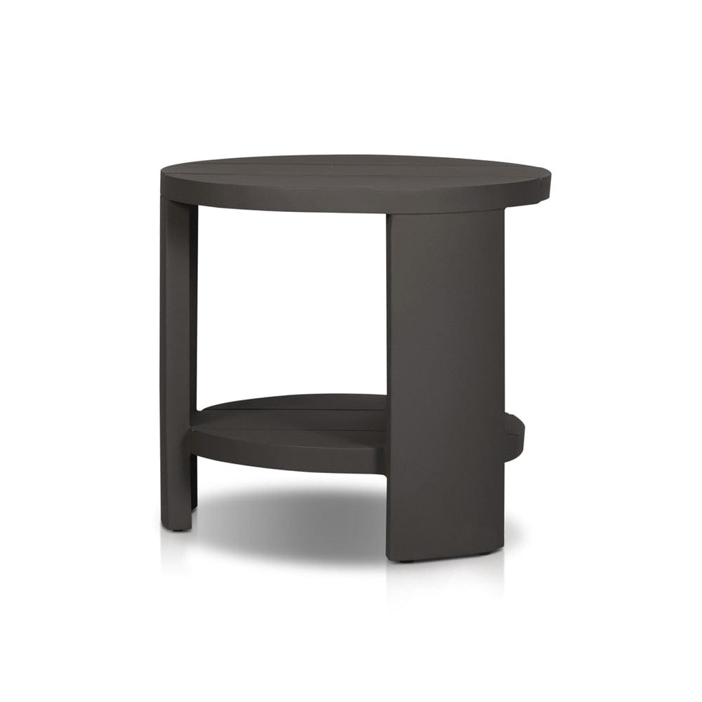 Four Hands - Roca Outdoor Round Metal End Table - Bronze - 247581-001 view 3