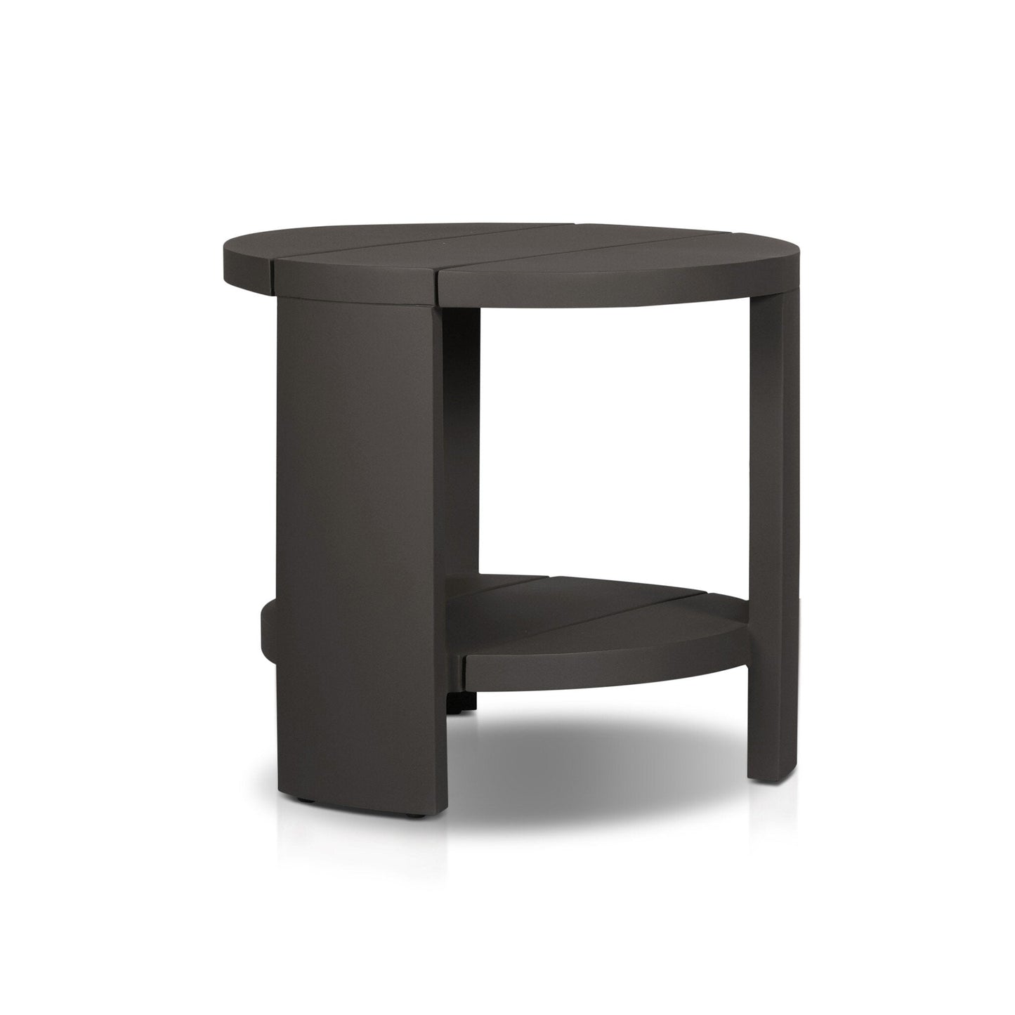 Four Hands - Roca Outdoor Round Metal End Table - Bronze - 247581-001 view 6