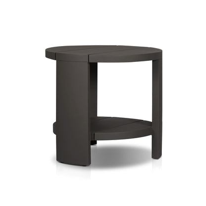 Four Hands - Roca Outdoor Round Metal End Table - Bronze - 247581-001 view 6