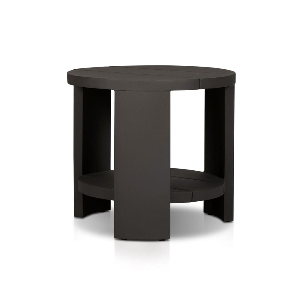 Four Hands - Roca Outdoor Round Metal End Table - Bronze - 247581-001 view 8
