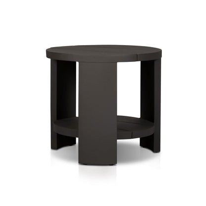 Four Hands - Roca Outdoor Round Metal End Table - Bronze - 247581-001 view 8