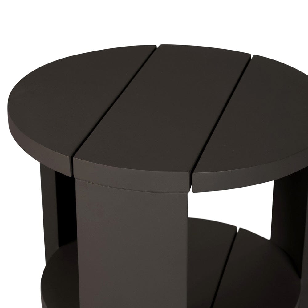 Four Hands - Roca Outdoor Round Metal End Table - Bronze - 247581-001 view 11