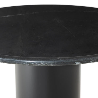 Four Hands - Rockwell - Belle Round Dining Table - Black Marble - 224424-003 veiw 4