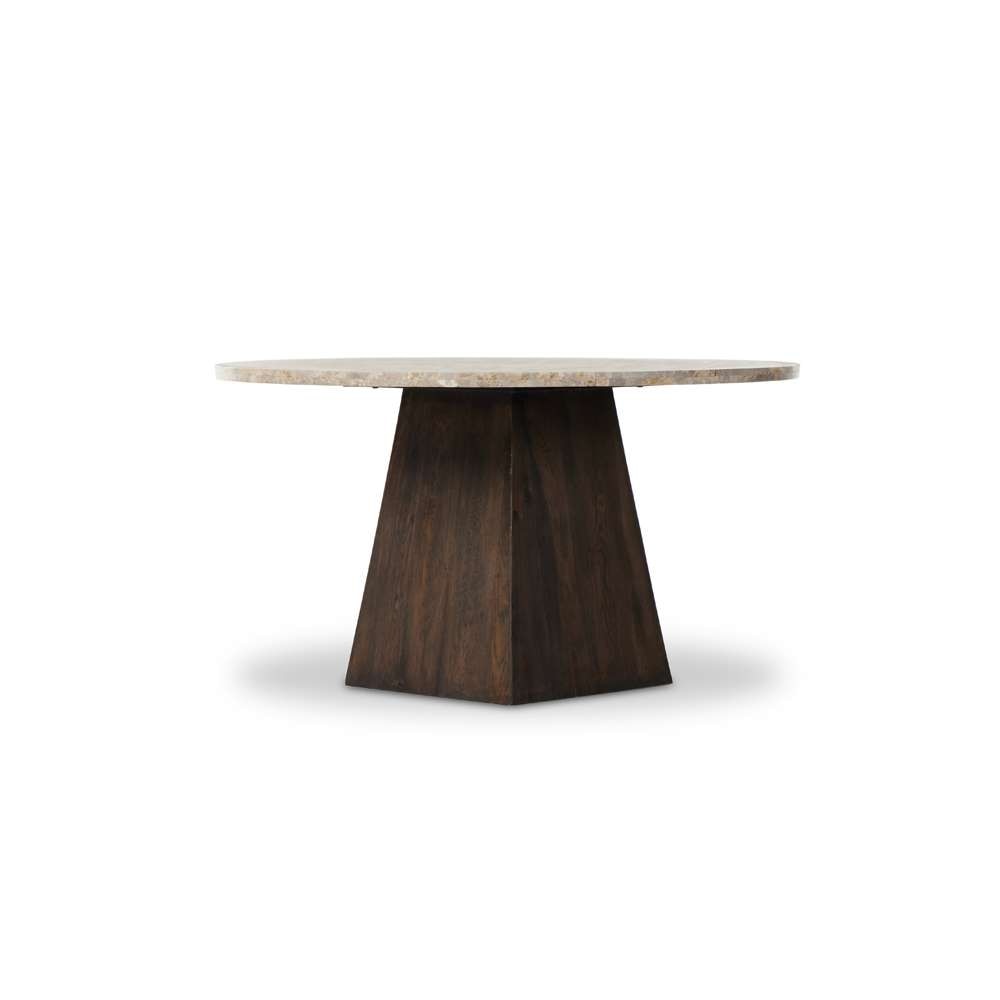Four Hands - Rockwell - Brisa Round Dining Table 55in-Dune Onyx - 233555-001 veiw 1