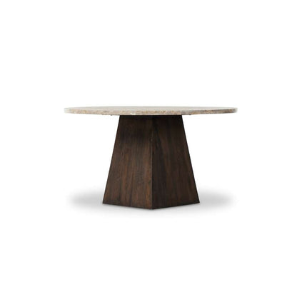 Four Hands - Rockwell - Brisa Round Dining Table 55in-Dune Onyx - 233555-001 veiw 1