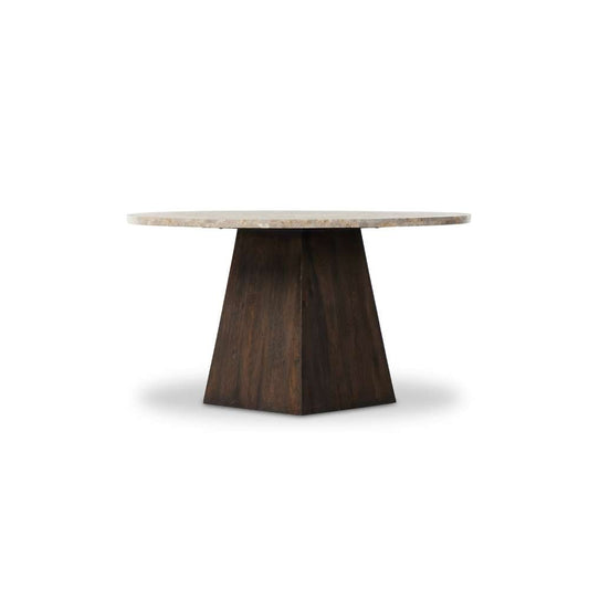 Four Hands - Rockwell - Brisa Round Dining Table 55in-Dune Onyx - 233555-001 veiw 1