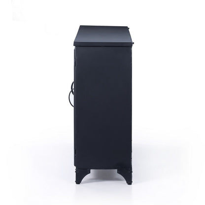 Four Hands - Rockwell - Camila 3 Door Cabinet - Black - 230255-002_CLOSEOUT view 5
