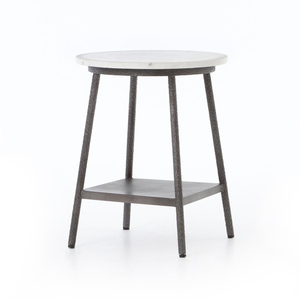 Four Hands - Rockwell - Lark Nightstand - Polished White Marble - 106705-003 veiw 1