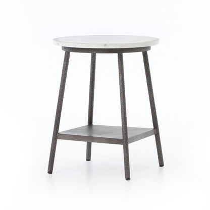 Four Hands - Rockwell - Lark Nightstand - Polished White Marble - 106705-003 veiw 1