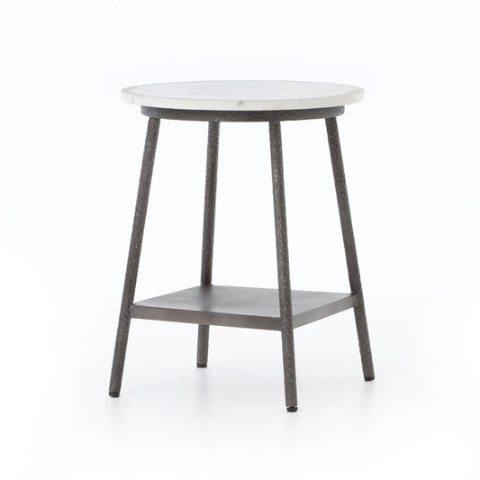 Four Hands - Rockwell - Lark Nightstand - Polished White Marble - 106705-003 veiw 1