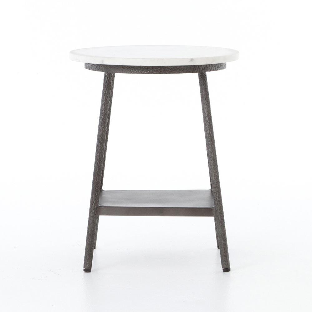 Four Hands - Rockwell - Lark Nightstand - Polished White Marble - 106705-003 veiw 2
