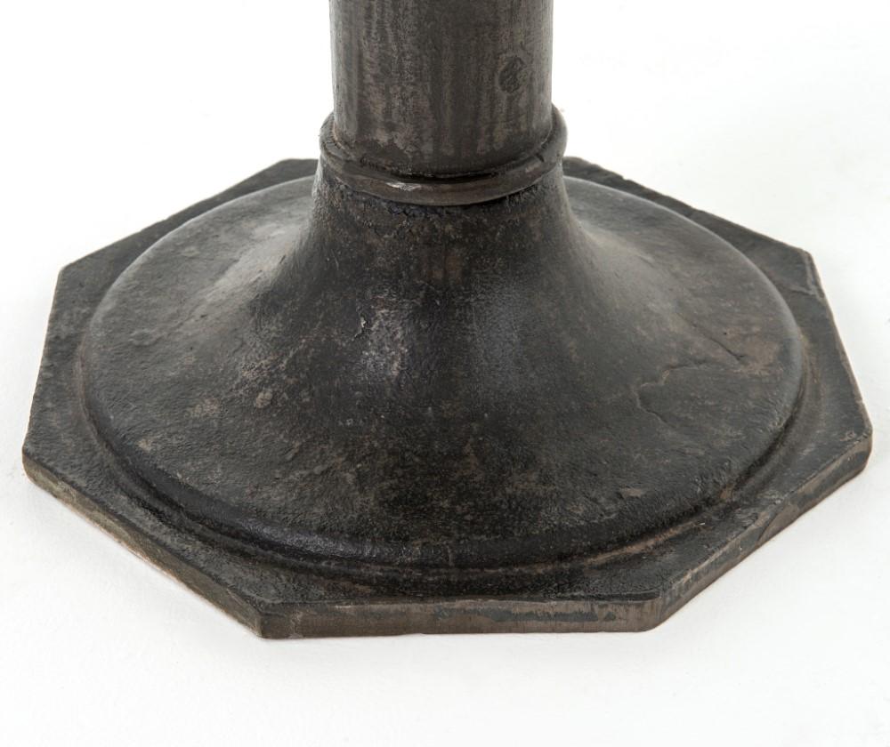 Four Hands - Lucy Side Table - Carbon Wash, Marble Top - IRCK-048-CBW veiw 2