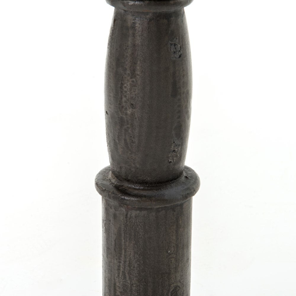 Four Hands - Lucy Side Table - Carbon Wash, Marble Top - IRCK-048-CBW veiw 3