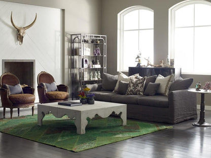 Four Hands - Lucy Side Table - Carbon Wash, Marble Top - IRCK-048-CBW veiw 6