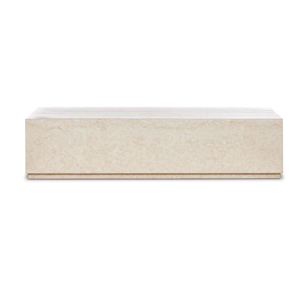 Four Hands - Rockwell - Oakland Outdoor Rectangular Coffee Table - Outdoor Cream Marble - 239146-002 veiw 2