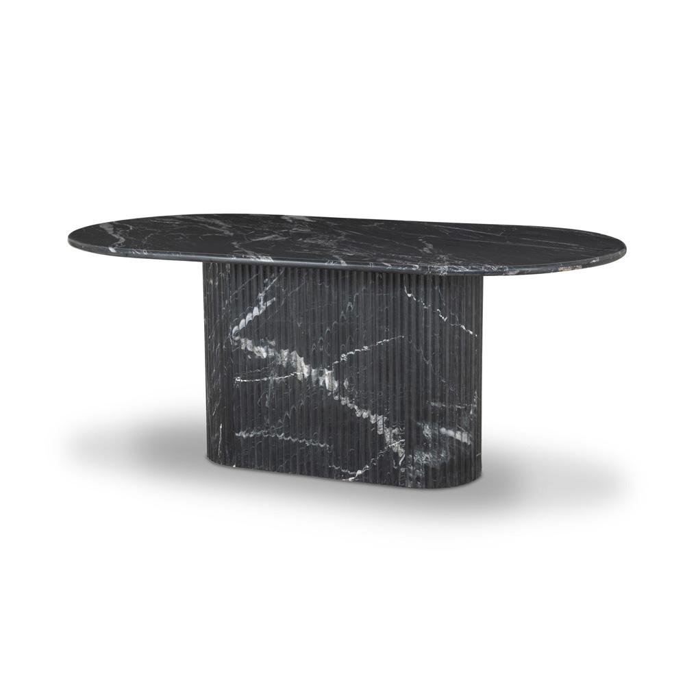 Four Hands - Rockwell - Oranda Dining Table - Black Marble - 230383-002 veiw 1