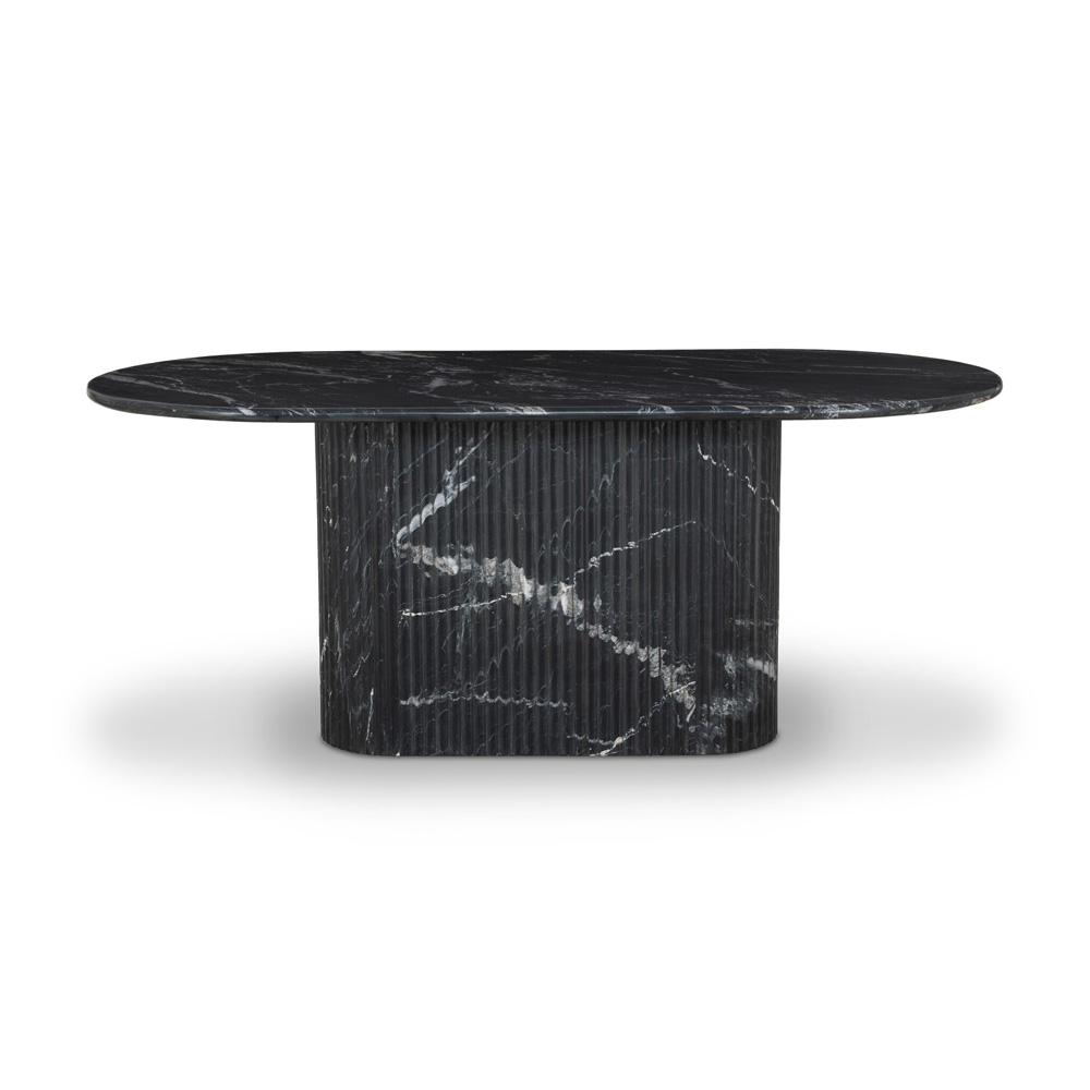 Four Hands - Rockwell - Oranda Dining Table - Black Marble - 230383-002 veiw 2
