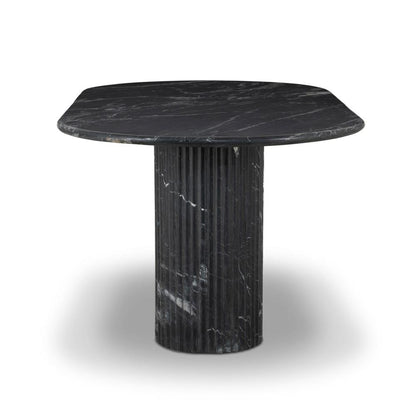 Four Hands - Rockwell - Oranda Dining Table - Black Marble - 230383-002 veiw 3