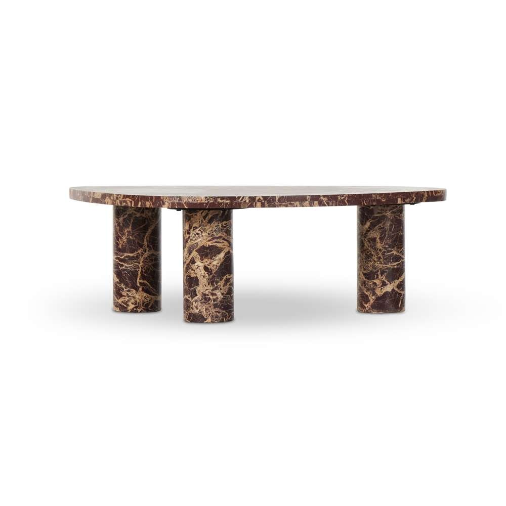 Four Hands - Rockwell - Zion Coffee Table-Big Table-Merlot - 239699-001 view 1