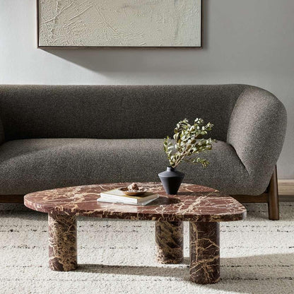 Four Hands - Rockwell - Zion Coffee Table-Big Table-Merlot - 239699-001 view 6