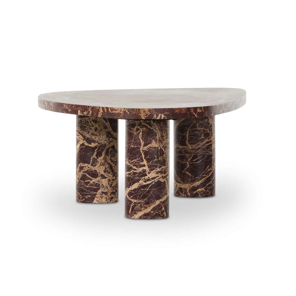 Four Hands - Rockwell - Zion Coffee Table-Big Table-Merlot - 239699-001 view 8