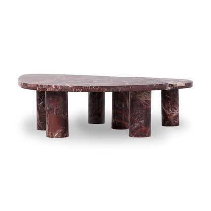 Four Hands - Rockwell - Zion Coffee Table Set-Merlot Marble - 238223-001 veiw 9