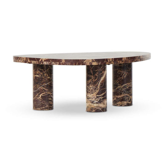 Four Hands - Rockwell - Zion Coffee Table-Small Table-Merlot - 239701-001 veiw 1