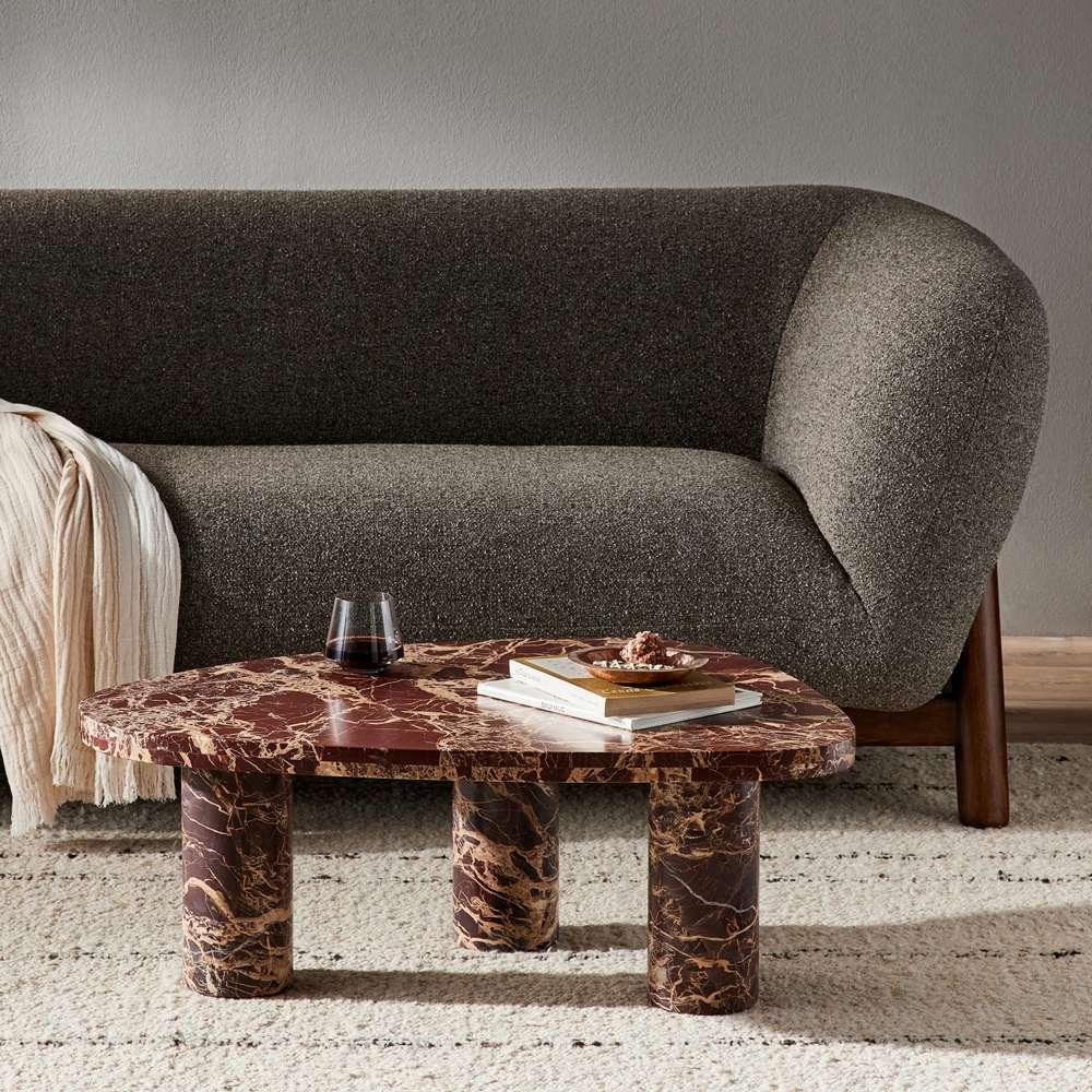 Four Hands - Rockwell - Zion Coffee Table-Small Table-Merlot - 239701-001 veiw 6