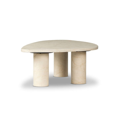 Four Hands - Rockwell - Zion Nesting Coffee Table - Cream Marble - 239699-003 veiw 1