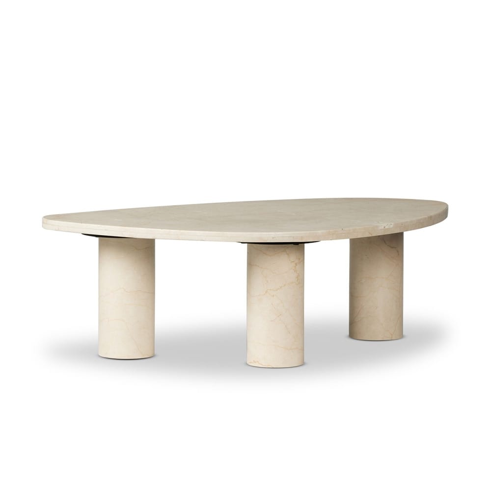 Four Hands - Rockwell - Zion Nesting Coffee Table - Cream Marble - 239699-003 veiw 3
