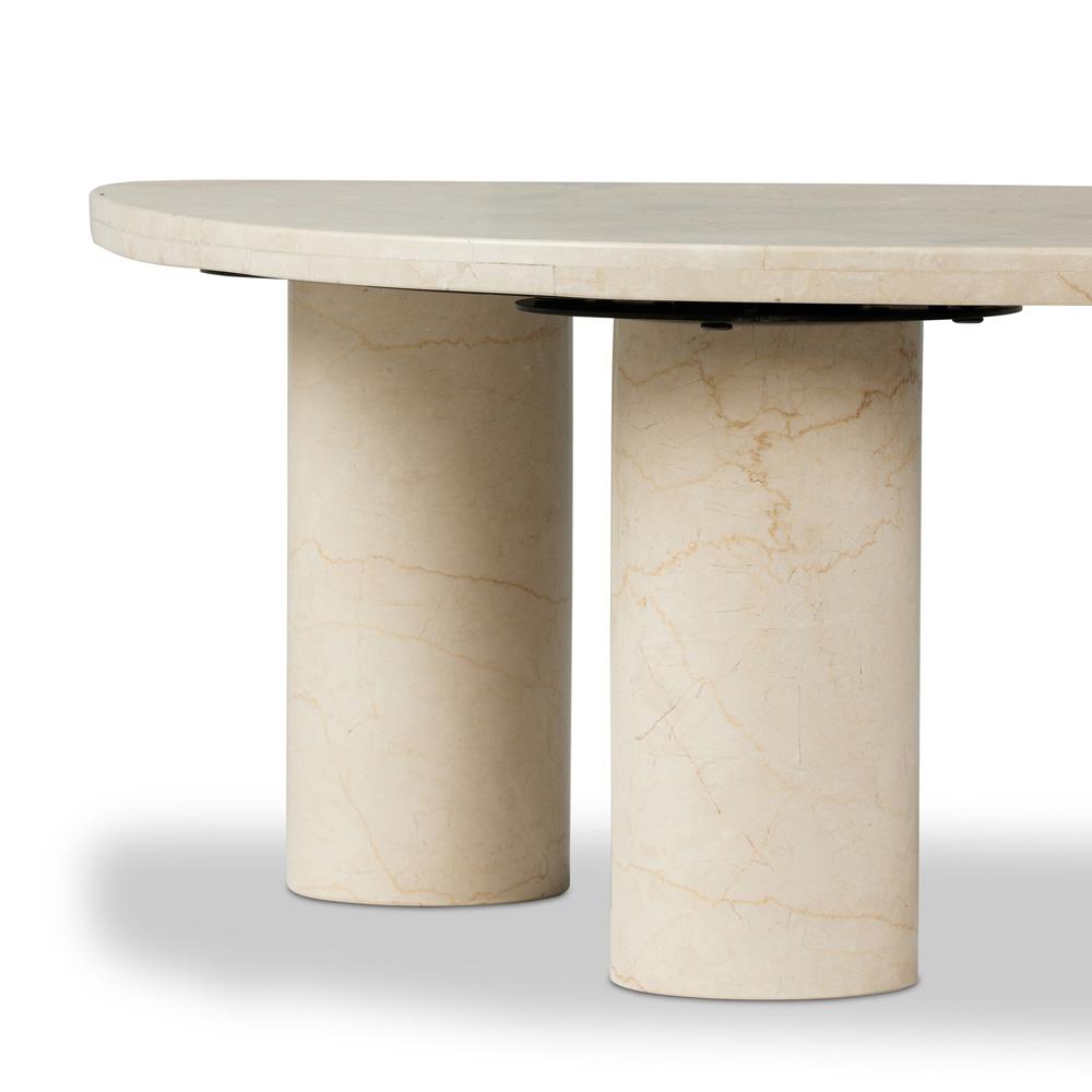 Four Hands - Rockwell - Zion Nesting Coffee Table - Cream Marble - 239699-003 veiw 5
