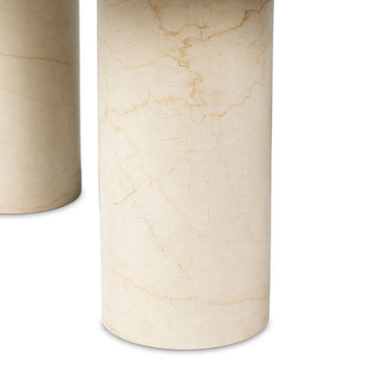 Four Hands - Rockwell - Zion Nesting Coffee Table - Cream Marble - 239699-003 veiw 6
