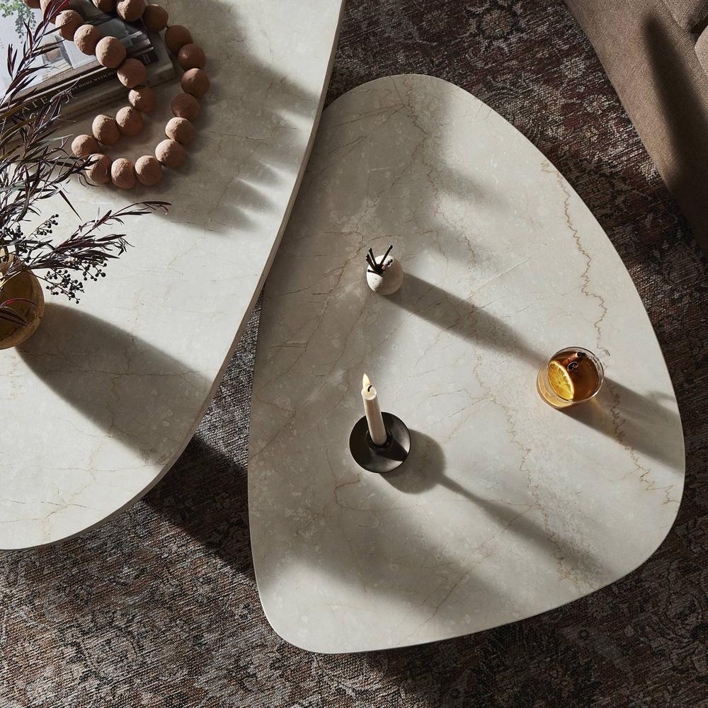 Four Hands - Rockwell - Zion Nesting Coffee Table Set - Cream Marble - 238223-003 veiw 10