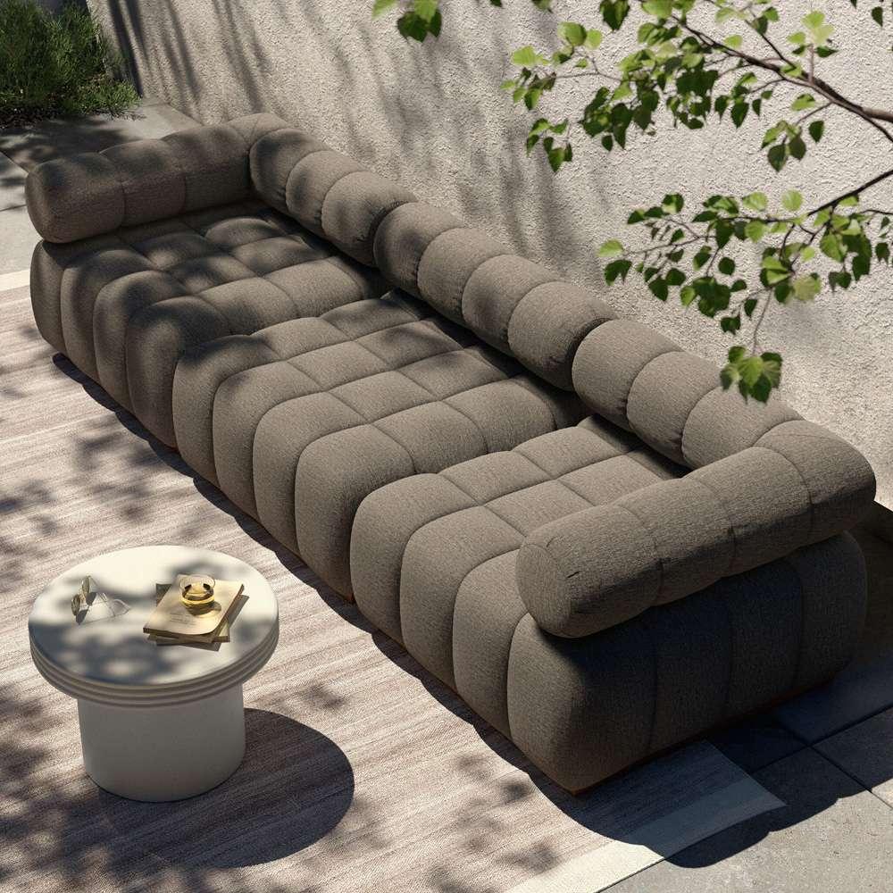 Four Hands - Roma Outdoor 3-Piece Sectional - Alessi Fawn - 230025-003 veiw 5