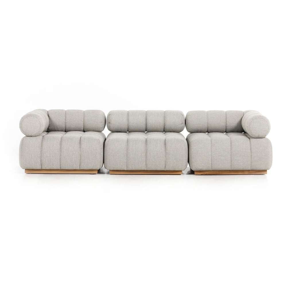 Four Hands - Roma Outdoor 3-Piece Sectional - Faye Ash - 230025-001 veiw 2