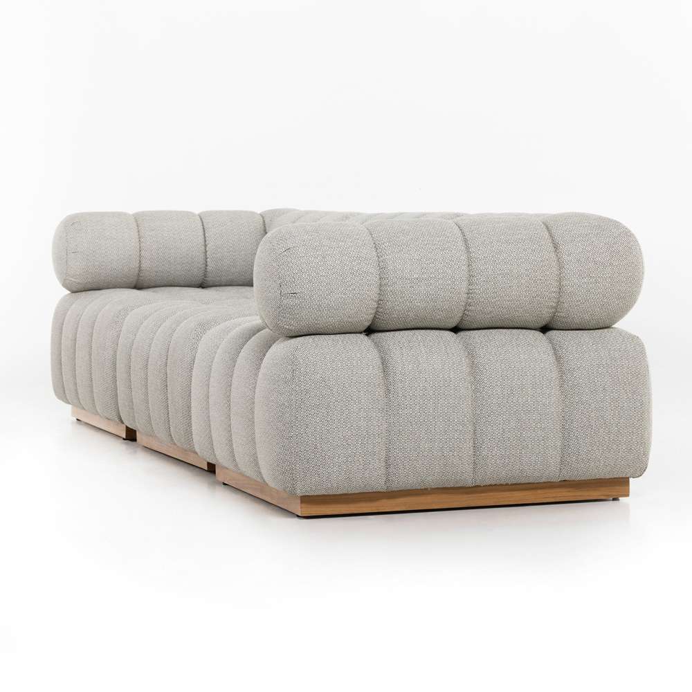 Four Hands - Roma Outdoor 3-Piece Sectional - Faye Ash - 230025-001 veiw 7