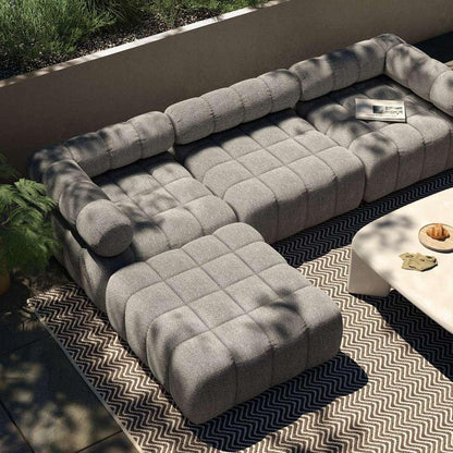Four Hands - Roma Outdoor 3-Piece Sectional W/ Left Chaise - Faye Ash - 230026-001 veiw 5